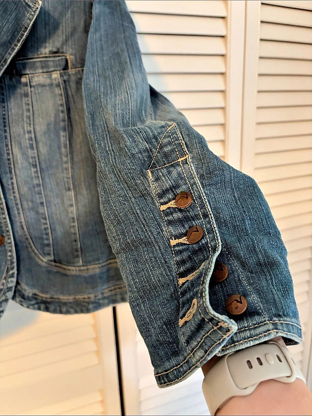 Venezia Denim Jacket Blue Size 18/20 - Picture 5 of 12
